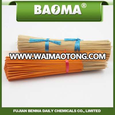 baby anti mosquito incense with Unscent 8 inches raw agarbatti colorful incense stick